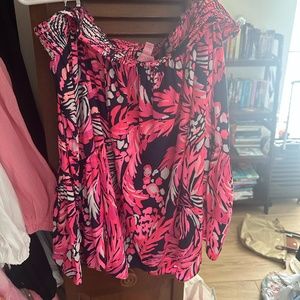 Lilly Pulitzer Off Shoulder Top